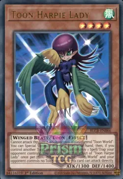 1st ed Toon Harpie Lady ultra rare BLCR-EN066 Yugioh - Image 1