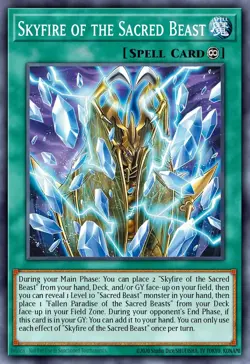 Yugioh CORI-EN049 - Sacred Beasts Thunderclap - Common - Image 1