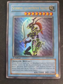 Yu-Gi-Oh! SYE-DE024 Schwarz glanzender Soldat Ultra Rare EX 1st Ed - Image 1