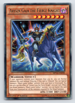 Arisen Gaia The Fierce Knight - MP16-EN238 - Rare - 1st Edition Yugioh - Image 1