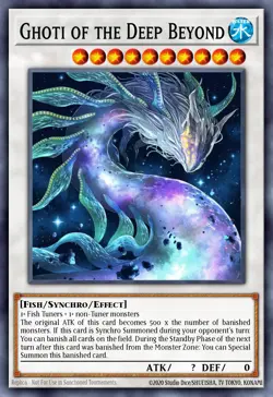 Yugioh RA04-EN060 - Ghoti of the Deep Beyond - Collector's Rare - Image 1