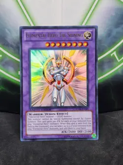 Yugioh Elemental Hero The Shining YG06-EN001 Ultra Rare NM - Image 1