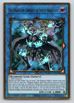 The Phantom Knights of Rusty Bardiche MAGO-EN040 - Premium Gold Rare Yugioh - Image 1