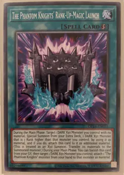 YuGiOh The Phantom Knights' Rank-Up-Magic Launch OP14-EN021/LEHD-ENC13 - Image 1