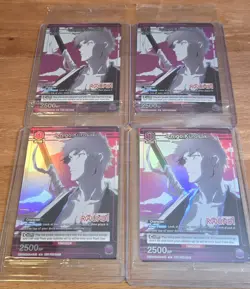Union Arena (Bleach) - Ichigo Kurosaki ROUND 1 Exclusive Sealed Promo Cards (x4) - Image 1