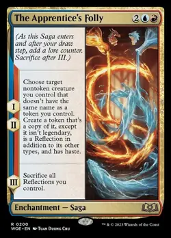 x1 The Apprentice's Folly - Wilds of Eldraine - NM - MTG - Image 1