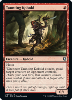 x1 Taunting Kobold - Battle for Baldur's Gate - NM - MTG - Image 1