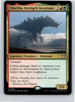 Magic the Gathering Zilortha, Strength Incarnate Commander Masters MTG Free Ship - Image 1