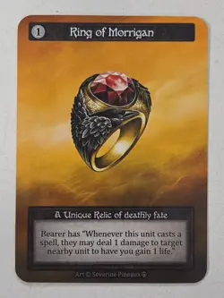 Sorcery: Contested Realm - Arthurian Legends - Ring of Morrigan - Image 1
