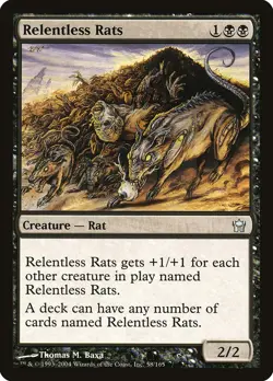 MTG Relentless Rats - Fifth Dawn #058 - Image 1