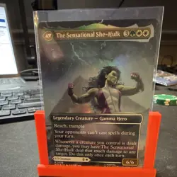 Wizards of the Coast MTG Marvel Foil Transform She-Hulk/Jennifer Walters M0328 - Image 1