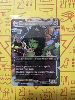 MTG Marvel Super Heroes, Jennifer Walters / She-Hulk 0328 - Borderless-FOIL - Image 1