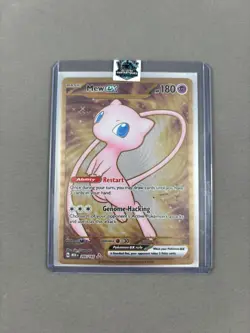 Mew ex - 205/165 - Pokemon 151 Secret Rare Metal Card NM - Image 1