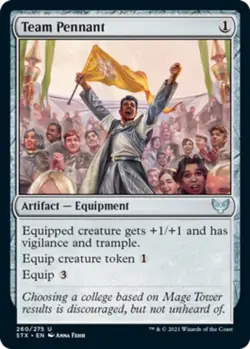 x1 Team Pennant - Strixhaven: School of Mages - NM - MTG - Image 1
