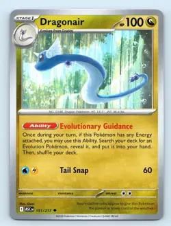 Dragonair 151/217 Uncommon Ascended Heroes Pokemon Near Mint - Image 1