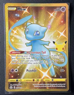 Pokemon TCG Mew 025/025 Celebrations 25th Anniversary - Image 1
