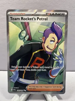 Pokemon Team Rocket's Petrel 226/182 Destined Rivals Ultra Rare Full Art NM - Image 1