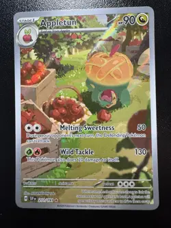 Pokemon Appletun 211/191 Sv08 Surging Sparks Illustration Rare Full Art Holo - Image 1