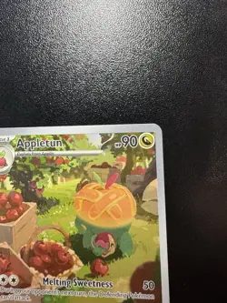 Pokemon Appletun 211/191 Sv08 Surging Sparks Illustration Rare Full Art Holo - Image 4