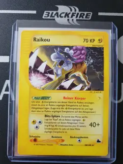 Pokemon Karte Raikou Rare - 28/144 - Skyridge - Deutsch - Top Zustand! RAR - Image 1