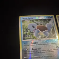 Pokemon TCG Squirtle 112/132 Holo Promo & Wartortle 42/100 2-Card Lot - Image 4