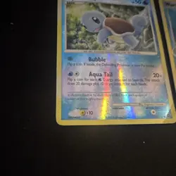 Pokemon TCG Squirtle 112/132 Holo Promo & Wartortle 42/100 2-Card Lot - Image 5