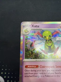 Xatu SVP059 - Paradox Rift - STAFF Stamped Prerelease Pokemon Card - Image 3