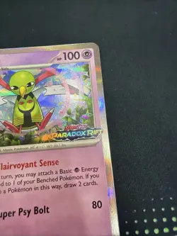 Xatu SVP059 - Paradox Rift - STAFF Stamped Prerelease Pokemon Card - Image 4