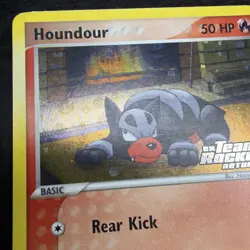 Pokemon - Houndour Reverse Holo - Team Rocket Returns 59/109 Stamped Card 🔥 - Image 2