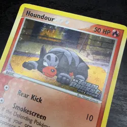 Pokemon - Houndour Reverse Holo - Team Rocket Returns 59/109 Stamped Card 🔥 - Image 3