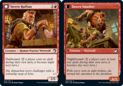 x1 Tavern Ruffian // Tavern Smasher - Innistrad: Midnight Hunt - NM - MTG - Image 1