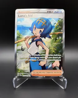 Pokemon Lana's Aid 207/167 Twilight Masquerade UR Full Art Holo EN - Image 1
