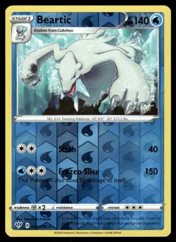 BEARTIC - 049/189 Rare Darkness Ablaze Pokemon Reverse Holo NM - Image 1