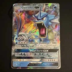 Pokemon TCG Crimson Invasion Gyarados GX 18/111 Ultra Rare Holo - Image 1