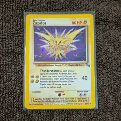 Wizards of the Coast Pokemon TCG Zapdos Fossil 15/62 1999 Eng Holo Rare 80HP - Image 1