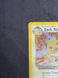 Pokemon TCG - Dark Raichu 83/82 Holo - Team Rocket Unlimited - MP SWRL - Image 3