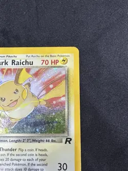 Pokemon TCG - Dark Raichu 83/82 Holo - Team Rocket Unlimited - MP SWRL - Image 4