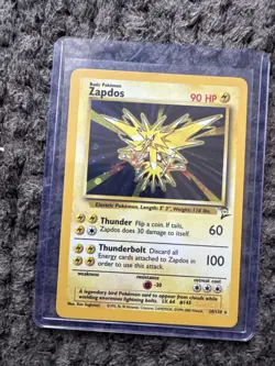 Pokemon TCG Zapdos Base Set 2 Holo Unlimited Rare - Image 1