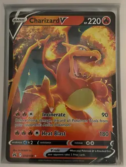 Charizard V 018/159 Holo V Rare Crown Zenith Pokemon Holo Near Mint - Image 1