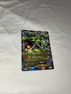 Pokemon TCG Rayquaza-EX XY XY73 Holo Promo Rare Card - Image 1