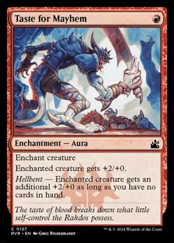 x1 Taste for Mayhem - Ravnica Remastered - NM - MTG - Image 1