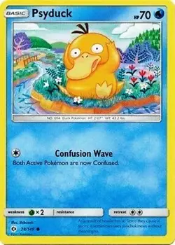 Psyduck 28/149 Sun & Moon Common PERFECT MINT! Pokemon - Image 1