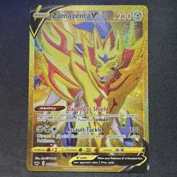 Zamazenta V 212/202 Sword & Shield Secret Rare Full Art Holo 230 HP EN 2020 - Image 1