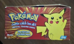 Pokemon Topps TV Animation Edition Booster Packs 1 Blue Label Factory Sealed - Image 5