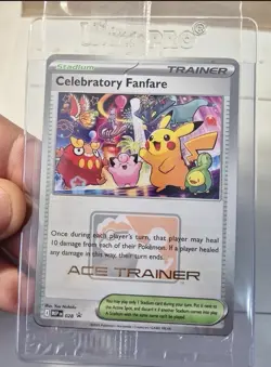 Pokemon TCG Celebratory Fanfare Ace Trainer Reward MEP 028 Promo New Sealed - Image 1