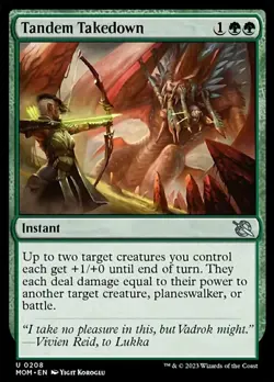 x1 Tandem Takedown - March of the Machines - NM - MTG - Image 1