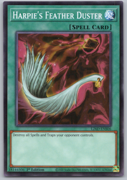 Harpie's Feather Duster Common Yu-Gi-Oh! TCG 1st Edition SDBT-EN026 NM - Image 1