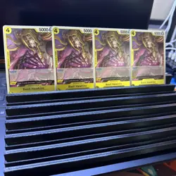 One Piece Card Game OP10-109 Basil Hawkins x4 Playset - Image 1