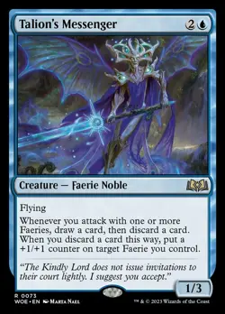 x1 Talion's Messenger - Wilds of Eldraine - NM - MTG - Image 1
