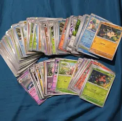 pokemon card bulk lot 200 holo reverse holo only NM condition - Image 1